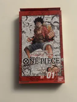One Piece TCG ST 01 Straw Hat Crew Starter Deck Luffy English Sealed New 811039038366 - Image 1