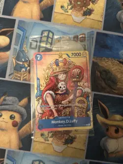 Monkey.D.Luffy (Convention Promo 2024) P-043 One Piece TCG CCG Non-Foil Sealed - Image 2