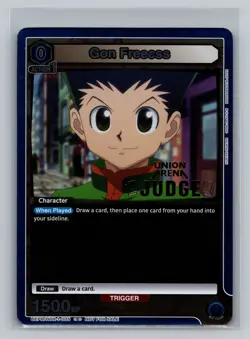 Gon Freecss UEPR/HTR-1-005 Union Arena TCG Hunter x Hunter JUDGE PROMO ENGLISH - Image 1