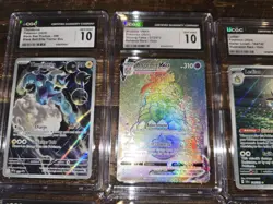 Lot x 8 Graded Pokemon Card Slabs CGC 10 English Volcanion SIR Milotic Thundurus - Image 5
