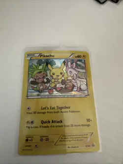 XY Black Star Promos Pikachu EX95 2013 Pokemon Card - Image 1