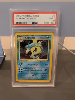 1999 Pokemon TCG Gyarados Holo Rare Card Base Set 6/102 - Image 1