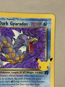 Dark Gyarados Celebrations 25th Anniversary 8/82 Pokemon Card Holo 2021 - Image 2