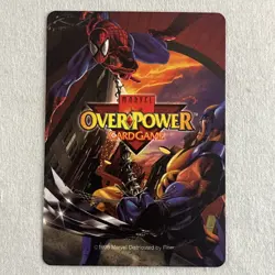 OverPower Marvel Fleer 1996 Onslaught Psychic Absorption Promo Comic Card - Image 2