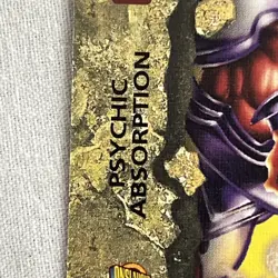 OverPower Marvel Fleer 1996 Onslaught Psychic Absorption Promo Comic Card - Image 4