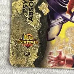 OverPower Marvel Fleer 1996 Onslaught Psychic Absorption Promo Comic Card - Image 5