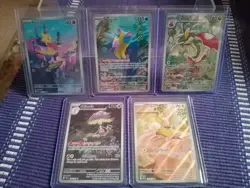 Pokemon tcg 5 card English bundle Inc Bruxish 200/191 AR - Image 1