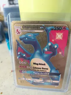 POKEMON GOLD CARD # HP 250 CHARIZARD GX - Image 1