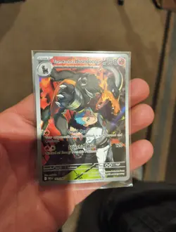 Pokemon TCG Team Rockets Houndoom Illustration Rare Card 191/182 Destined Rivals - Image 1