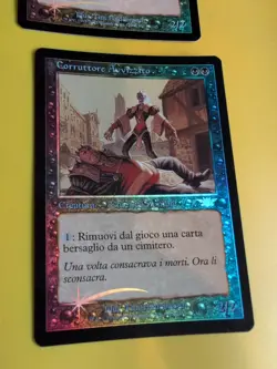 Withered Wretch x2 Zombie Cleric.1 is foreign LEGIONS. OLD VINTAGE FOIL MTG CARD - Image 4