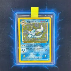 ⭐ Vaporeon 12/64 ⭐ Original Holo Rare Jungle Set Pokemon Card WOTC TCG 1999 - Image 1