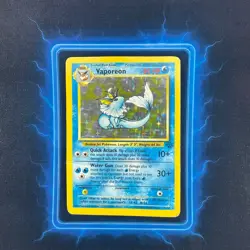 ⭐ Vaporeon 12/64 ⭐ Original Holo Rare Jungle Set Pokemon Card WOTC TCG 1999 - Image 2
