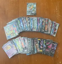 Pokemon 126 Card Lot Dragonite Alt Art Vstar Vmax V Full Holos Rares Collection - Image 1