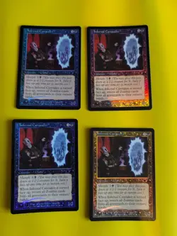 Infernal Caretaker x4 Cleric Playset LEGIONS (2003). OLD VINTAGE FOIL MTG CARD - Image 1