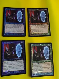 Infernal Caretaker x4 Cleric Playset LEGIONS (2003). OLD VINTAGE FOIL MTG CARD - Image 2