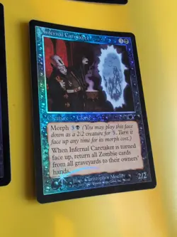 Infernal Caretaker x4 Cleric Playset LEGIONS (2003). OLD VINTAGE FOIL MTG CARD - Image 3