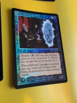 Infernal Caretaker x4 Cleric Playset LEGIONS (2003). OLD VINTAGE FOIL MTG CARD - Image 4