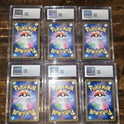 Lot x 6 Graded Pokemon Card Slabs CGC 10 Magnezone Silvally Heracross Japanese - Image 2