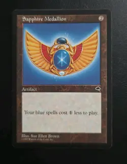 Mtg Sapphire Medallion Tempest NM/NP - Image 1