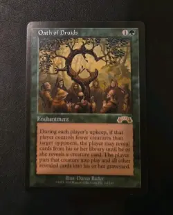 MTG Oath of Druids LP/NM - Magic: The Gathering - Exodus - Image 1