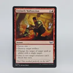 Untimely Malfunction U 0161 Uncommon Magic the Gathering Duskmourn NON FOIL - Image 1