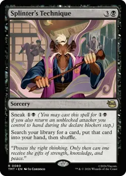 MTG Teenage Mutant Ninja Turtles SPLINTER'S TECHNIQUE 80 TMNT - Image 1