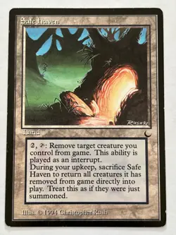 Safe Haven The Dark Non-Foil MTG MP - Image 1