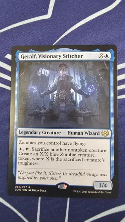Geralf, Visionary Stitcher Innistrad: Crimson Vow Regular # 61 - Image 1