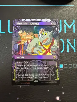 Splinter's Technique Teenage Mutant Ninja Turtles Rare - Image 1