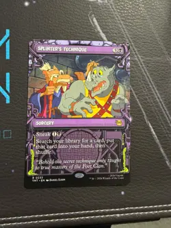 Splinter's Technique Teenage Mutant Ninja Turtles Rare - Image 2