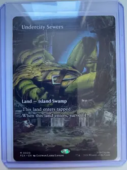 Undercity Sewers (Borderless) #0020 Non-Foil Teenage Mutant Ninja Turtles MTG NM - Image 1