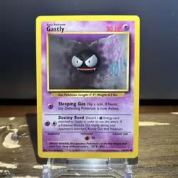 Gastly Base Set 1999 50/102 Pokemon TCG LP Vtg - Image 1