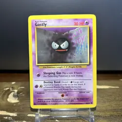 Gastly Base Set 1999 50/102 Pokemon TCG LP Vtg - Image 5