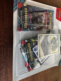 Twilight Masquerade Pokemon TCG S&V Three Booster Blister Revavroom Sealed New - Image 2