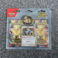 Pokemon TCG - Ascended Heroes 2 Pack Larry & Erika SEALED Slightly Lifted - Image 3