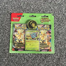 Pokemon TCG - Ascended Heroes 2 Pack Larry & Erika SEALED Slightly Lifted - Image 4