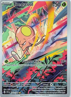 POKEMON Toedscool #201/198 Holofoil SV01: Scarlet & Violet Base Set NM - Image 1