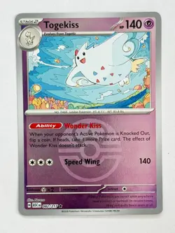 Pokemon TCG Togekiss 082/217 (Love Ball) Rare ME: Ascended Heroes - Image 1