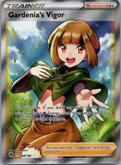 Gardenia's Vigor 184/189 Rare Ultra Astral Radiance Pokemon NM - Image 1
