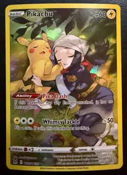 Pikachu TG05/TG30 Holo Lost Origin Trainer Gallery Pokemon NM - Image 1