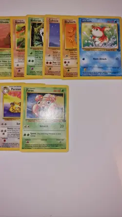 Pokemon TCG Base Set Jungle Cards Bundle Mixed Conditions Incomplete (20 Cards) - Image 2