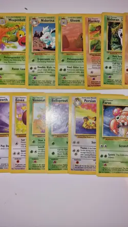 Pokemon TCG Base Set Jungle Cards Bundle Mixed Conditions Incomplete (20 Cards) - Image 3
