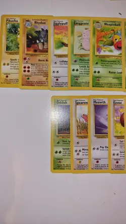 Pokemon TCG Base Set Jungle Cards Bundle Mixed Conditions Incomplete (20 Cards) - Image 4