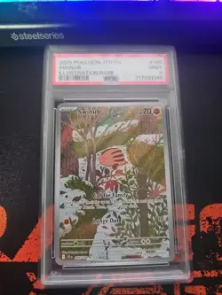 Swinub - 165/159 - Pokemon Journey Together Illustration Rare PSA 9 - Image 1