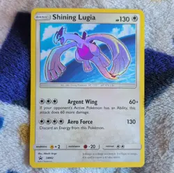 Pokemon Shining Lugia Promo Holo SM82 Shining Legends Basic 130 HP - Image 1