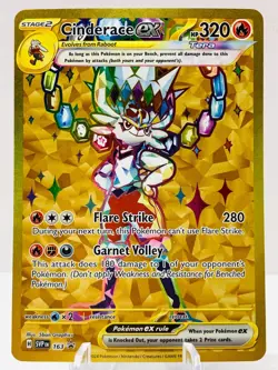 Pokemon Cinderace ex SVP163 Sacrlet & Violet Black Star Promo - Image 2