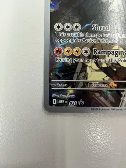 N's Zekrom 031 Ascended Heroes ETB Promo Pokemon Center Stamp - Image 4