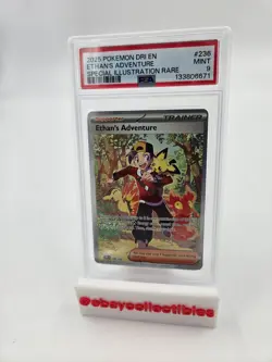 PSA 9 Ethan'S Adventure #236 2025 Pokemon Dri En Destined Rivals - Image 1