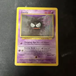 Gastly 50/102 Base Set Unlimited Common Wotc Vintage Pokemon D9 - Image 1