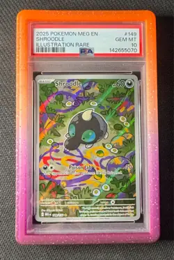 Pokemon Shroodle 149 Mega Evolution PSA 10 GEM MINT - Image 1
